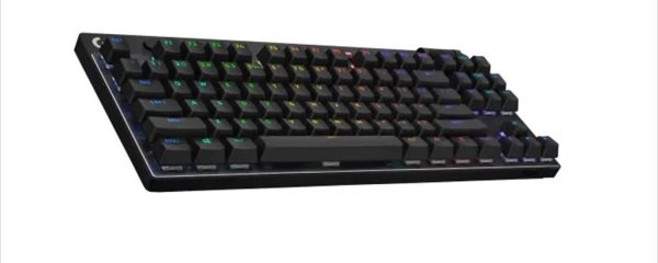 KEYBOARD MECHANICAL LOGITECH G PRO X LIGHTSPEED WIRELESS, TKL, RGB, TACTILE, w/Carrying case, 920-012136