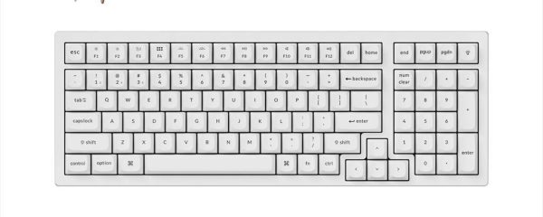 KEYBOARD MECHANICAL KEYCHRON K4 PRO QMK/VIA HS RGB LED 96% Keychron K PRO Brown switch Multi-Device (Wired+Bluetooth), White, K4P-P3