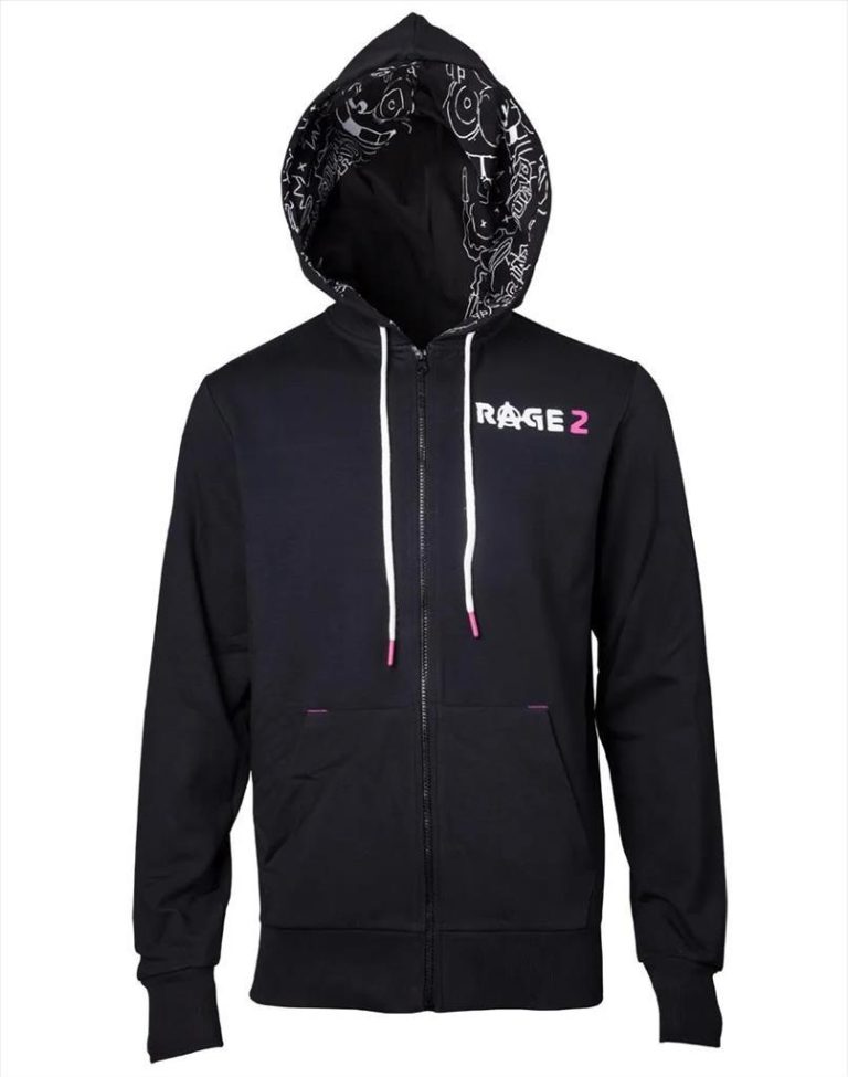 HOODIE RAGE 2, Black Size S