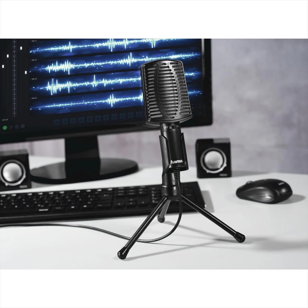 MICROPHONE HAMA "MIC-USB ALLROUND" w/tripod 139906 51090