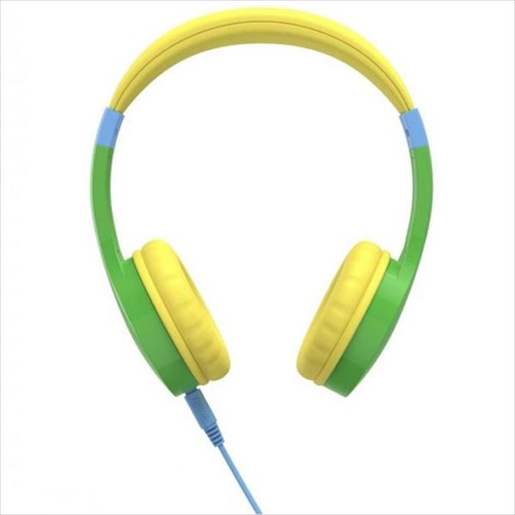 HEADPHONES HAMA "KIDS GUARD", Green/Yellow, 1x3.5mm jack 41260
