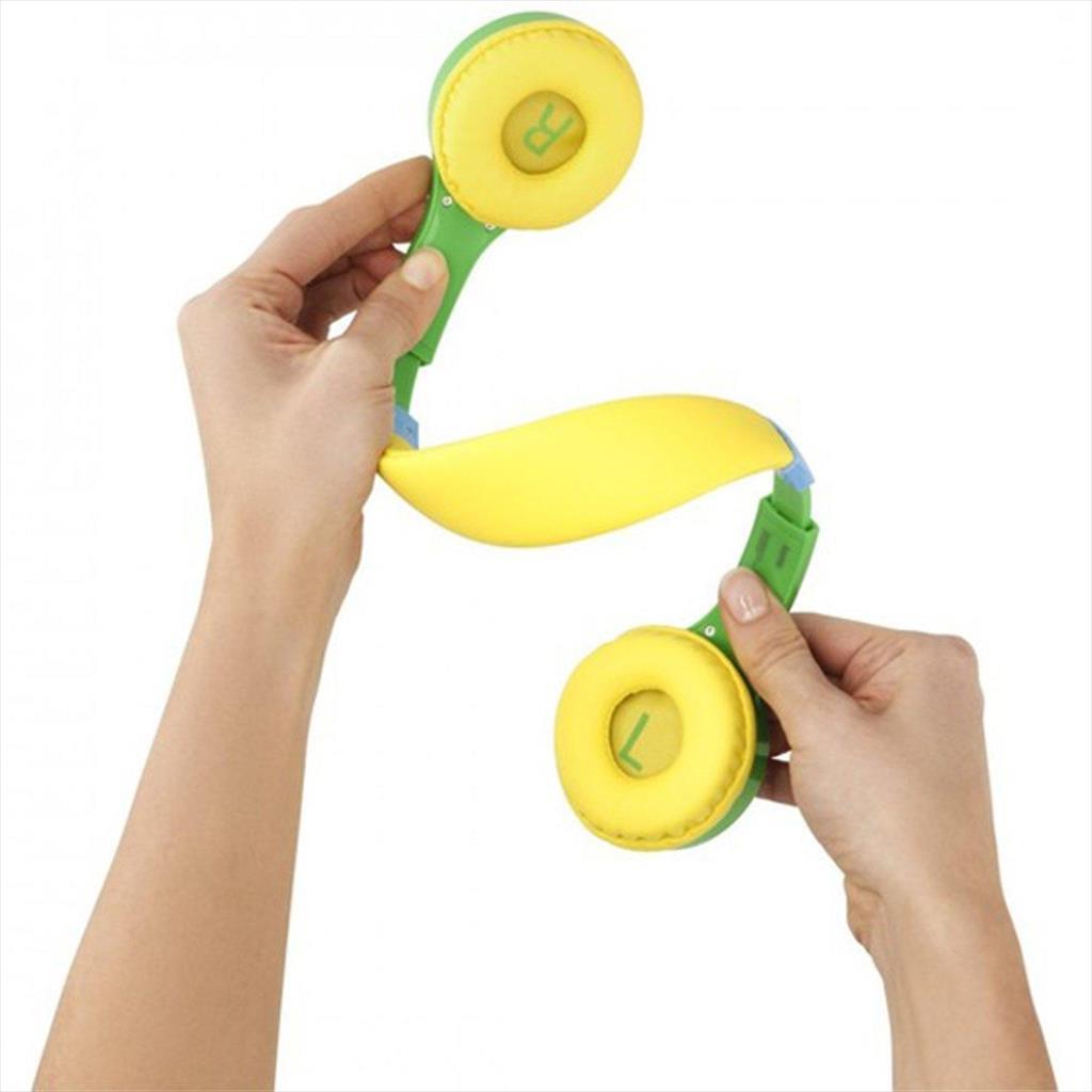 HEADPHONES HAMA "KIDS GUARD", Green/Yellow, 1x3.5mm jack 41260