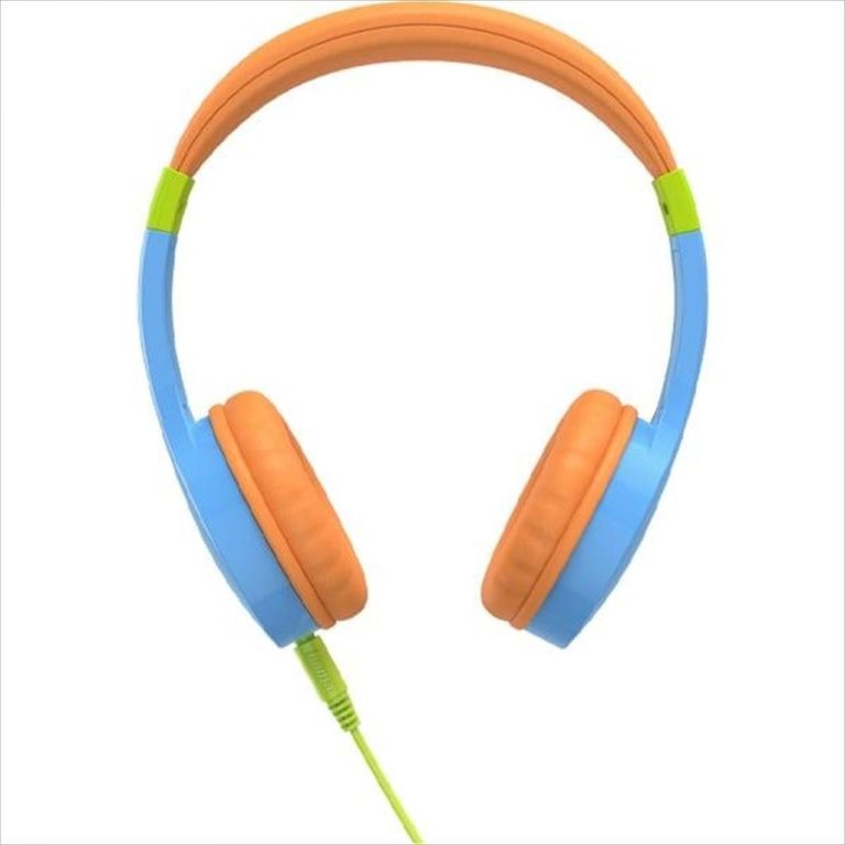 HEADPHONES HAMA "KIDS GUARD", Blue/Orange, 1x3.5mm jack