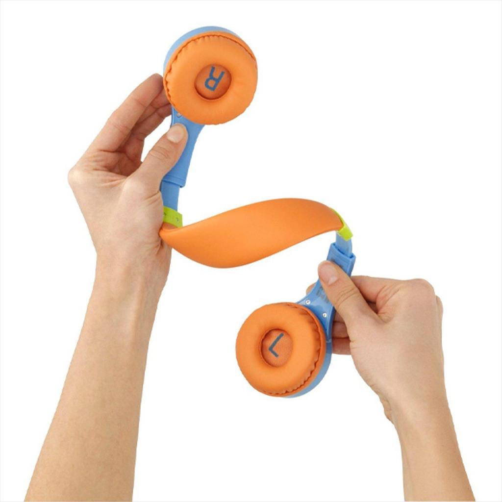 HEADPHONES HAMA "KIDS GUARD", Blue/Orange, 1x3.5mm jack 41261
