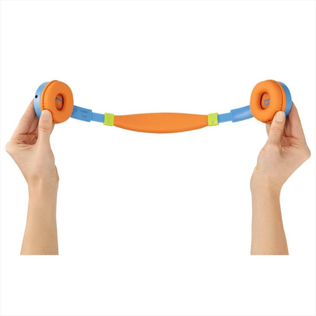 HEADPHONES HAMA "KIDS GUARD", Blue/Orange, 1x3.5mm jack 41261