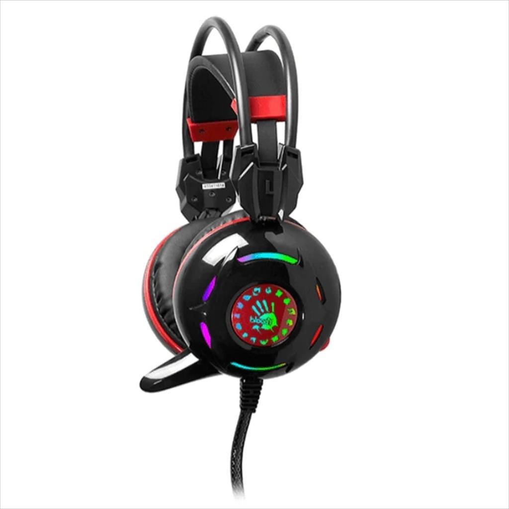 HEADPHONES G300 Bloody Gaming , RGB, black/red, w/mic 2x3,5mm + USB 41263