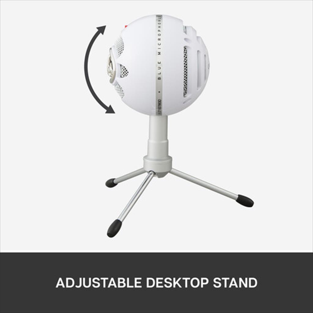 MICROPHONE LOGITECH SNOWBALL ICE WHITE, 988-000070 51095