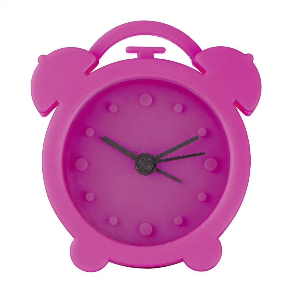 CLOCK HAMA mini silicone w/alarm (blue, green, pink, purple, coral) 186348 10057