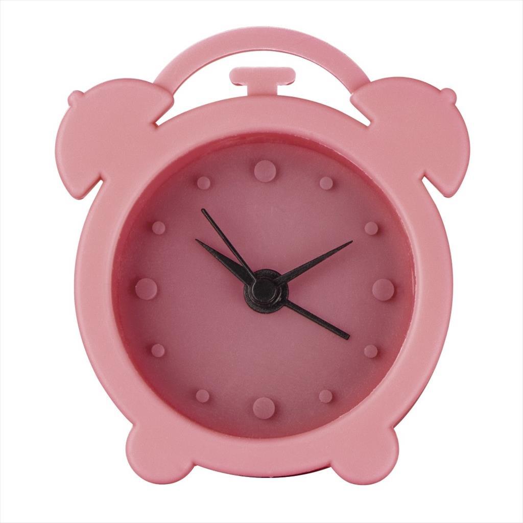 CLOCK HAMA mini silicone w/alarm (blue, green, pink, purple, coral) 186348 10057
