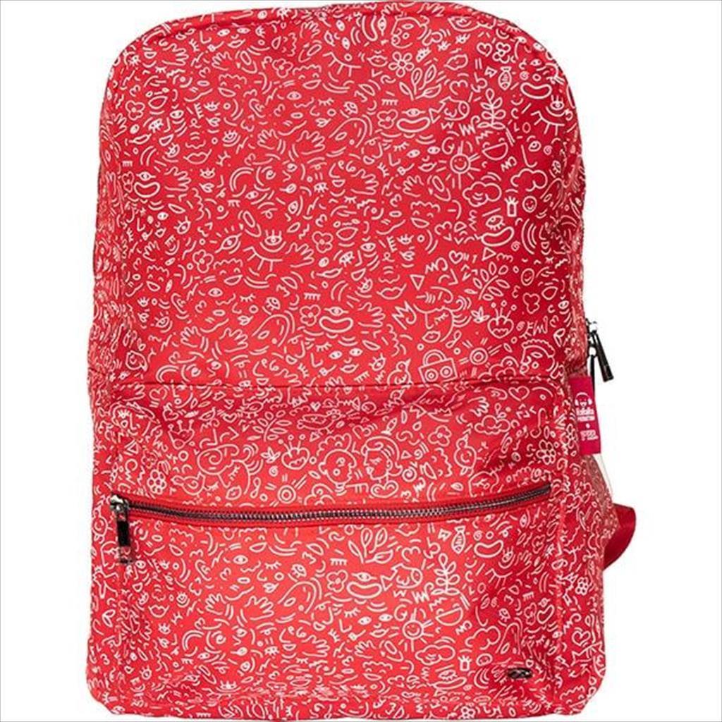 BAG NB Backpack HAMA, 15,6" w/USB port, RED, 185672 31067