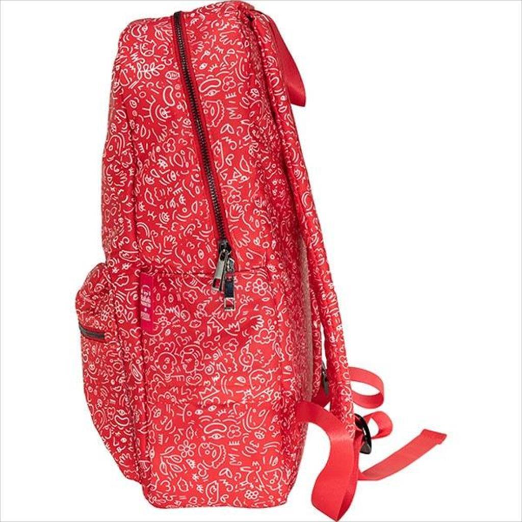 BAG NB Backpack HAMA, 15,6" w/USB port, RED, 185672 31067