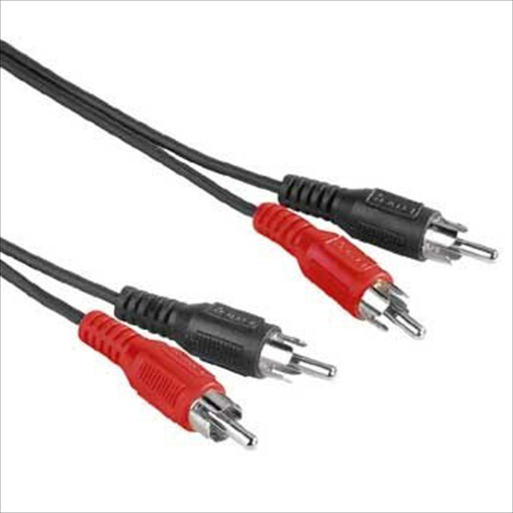 CABLES AUDIO HAMA 2x RCA M/M 5,0M HAMA-30468 13433