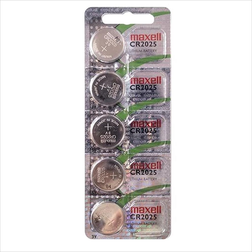 Battery MAXELL LITHIUM, CR2025 3V price for 5pcs in blister 34065
