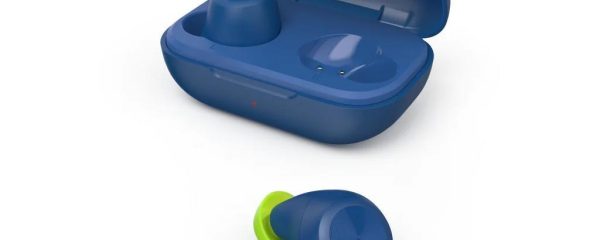 EARPHONES WIRELESS HAMA SPIRIT CHOP, Bluetooth w/microphone, Blue 184082