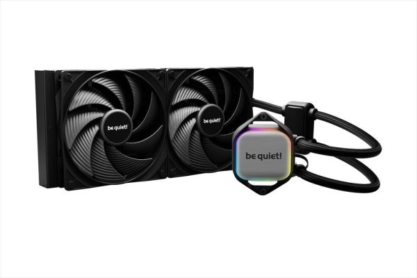 Coolers cpu aio be quiet! pure loop 2 280 2x140mm pure wings 3 pwm, w/reffil option, argb led on pump, bw018