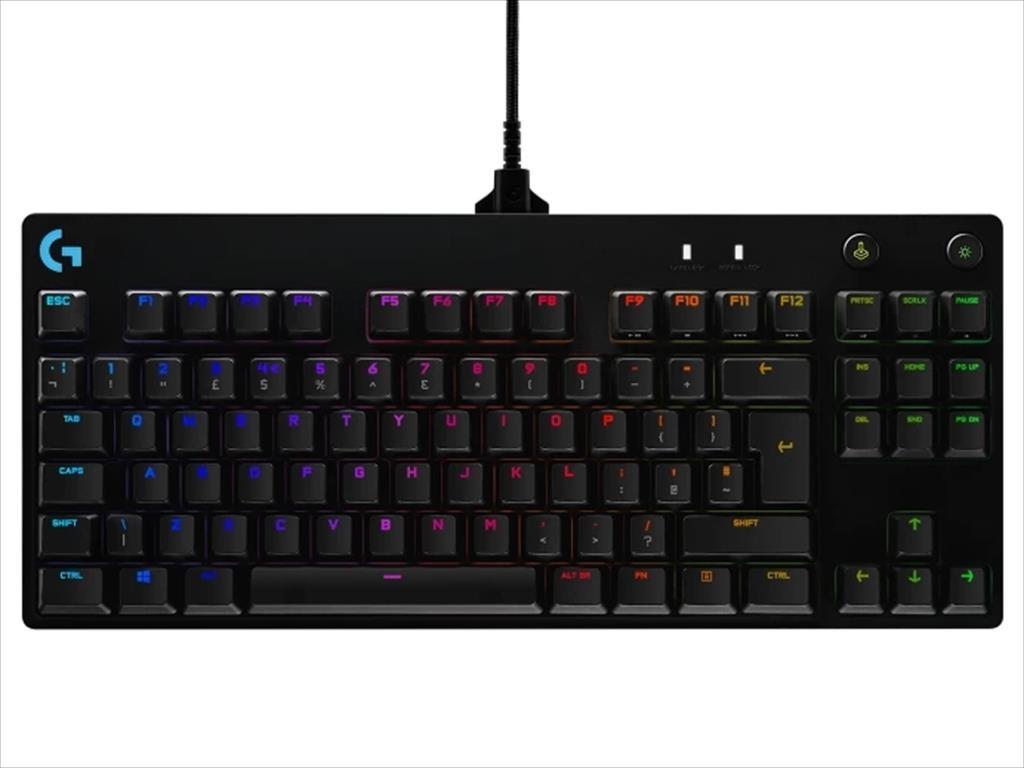 KEYBOARD MECHANICAL LOGITECH G PRO TKL RGB CLICKY TKL (GX BLUE) 920-009392 08163