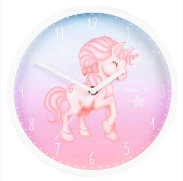 Clock hama magical unicorn kids