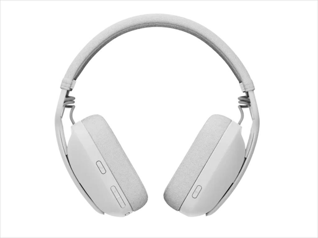 HEADPHONESLOGITECH Zone VIBE 100 Off-white, lightweight Bluetooth w/microphone 981-001219 41274