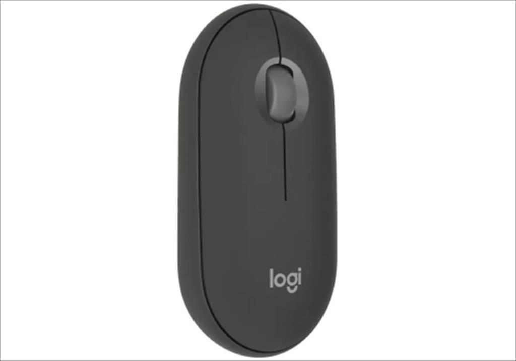 MOUSE WIRELESS USB LOGITECH PEBBLE 2 M350S Graphite Silent w/Bluetooth,Bolt ready, up to 3 devices, 910-007015 07432