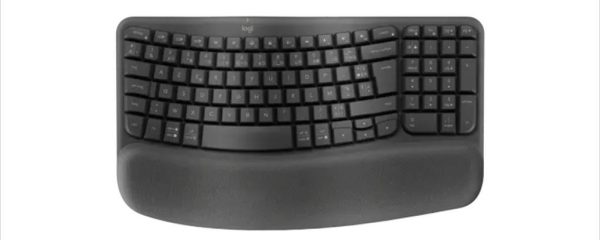 KEYBOARD WIRELESS LOGITECH WAVE KEYS Graphite Bolt, w/Bluetooth, w/PalmRest 920-012304