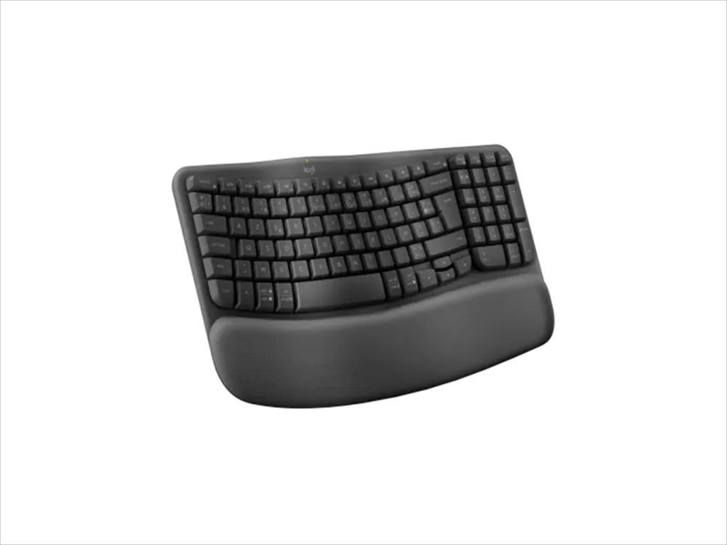 KEYBOARD WIRELESS LOGITECH WAVE KEYS Graphite Bolt, w/Bluetooth, w/PalmRest 920-012304 08547
