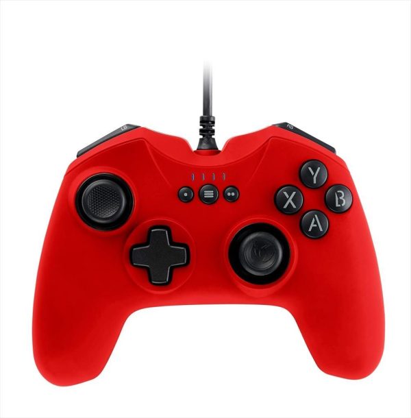 Game pad wired nacon gc-100xf (for pc), red, pcgc-100red