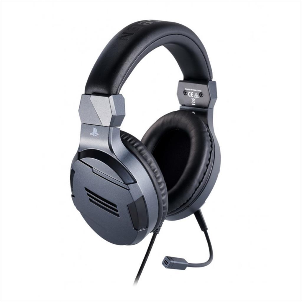 HEADPHONES NACON BIGBEN PS4 OFFICIAL HEADSET V3 TITANIUM w/Microphone 1x3.5mm PS4OFHEADSETV3TITAN 41279