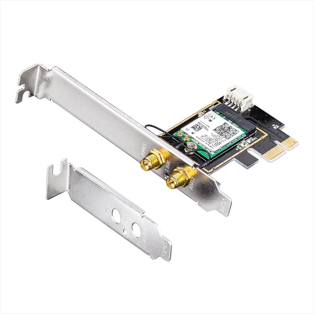 NET LAN WIRELESS PCI-E CUDY AX5400 Tri-Band WiFi 6/WiFi6E, BT 5.2, WE3000 17471
