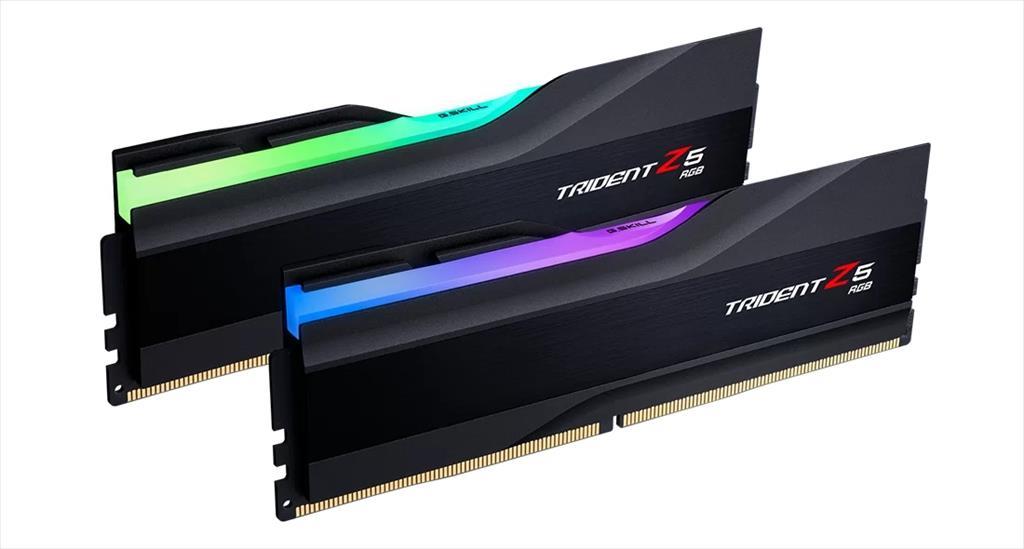 RAM DDR5 64GB(2x32GB) 6400MHz CL32 G.SKILL Trident Z5 RGB Intel XMP matte black F5-6400J3239G32GX2-TZ5RK 03555
