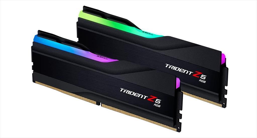 RAM DDR5 64GB(2x32GB) 6400MHz CL32 G.SKILL Trident Z5 RGB Intel XMP matte black F5-6400J3239G32GX2-TZ5RK 03555