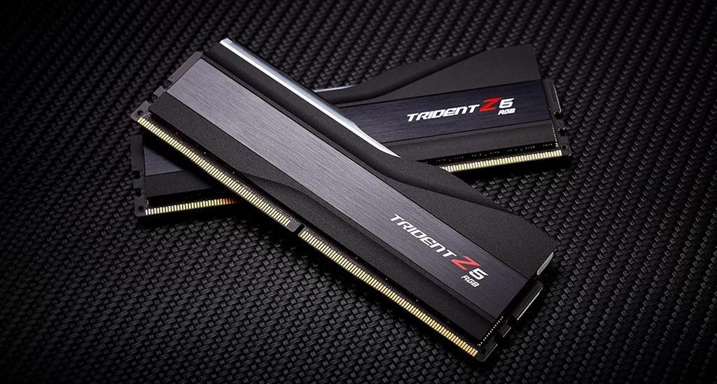 RAM DDR5 64GB(2x32GB) 6400MHz CL32 G.SKILL Trident Z5 RGB Intel XMP matte black F5-6400J3239G32GX2-TZ5RK 03555