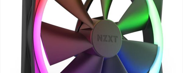 COOLERS CASE FAN 140mm NZXT F140 RGB BLACK , RF-R14SF-B1