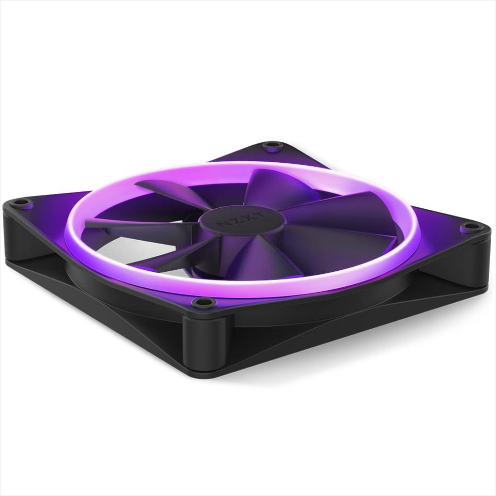 COOLERS CASE FAN 140mm NZXT F140 RGB BLACK , RF-R14SF-B1 36479