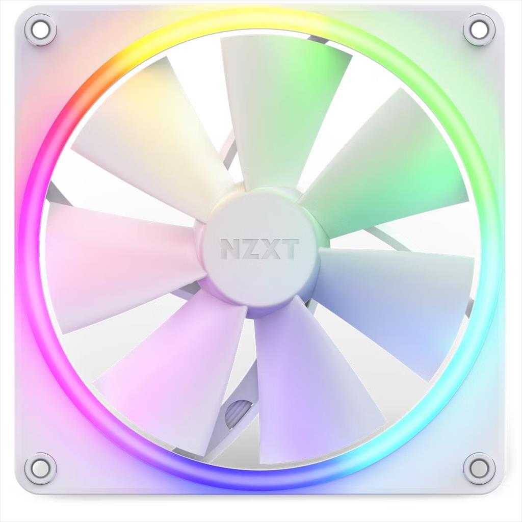 COOLERS CASE FAN 140mm NZXT F140 RGB WHITE, RF-R14SF-W1 36480
