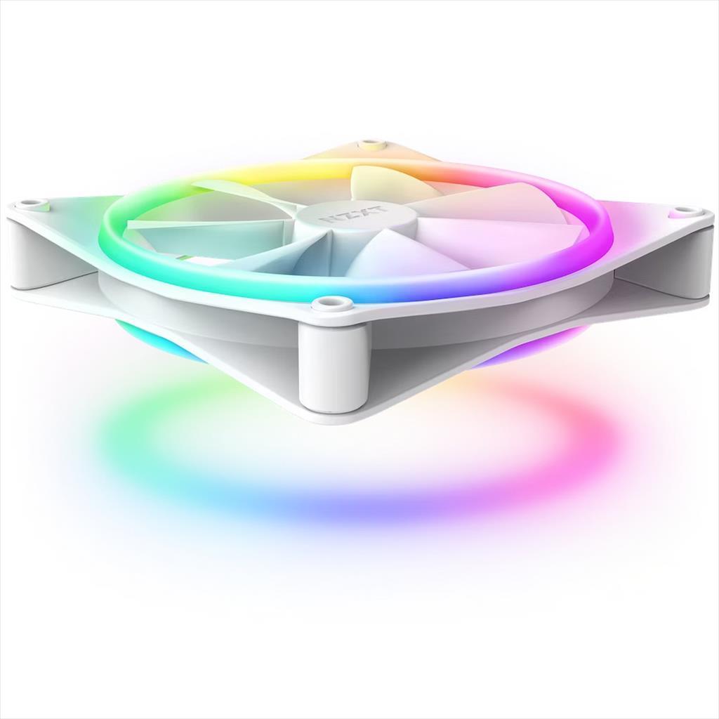 COOLERS CASE FAN 140mm NZXT F140 RGB DUO WHITE , RF-D14SF-W1 36481