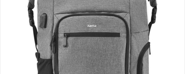 BAG HAMA "Terra" BACKPACK GRAY capacity 21L (15,6" LAPTOP), 217239