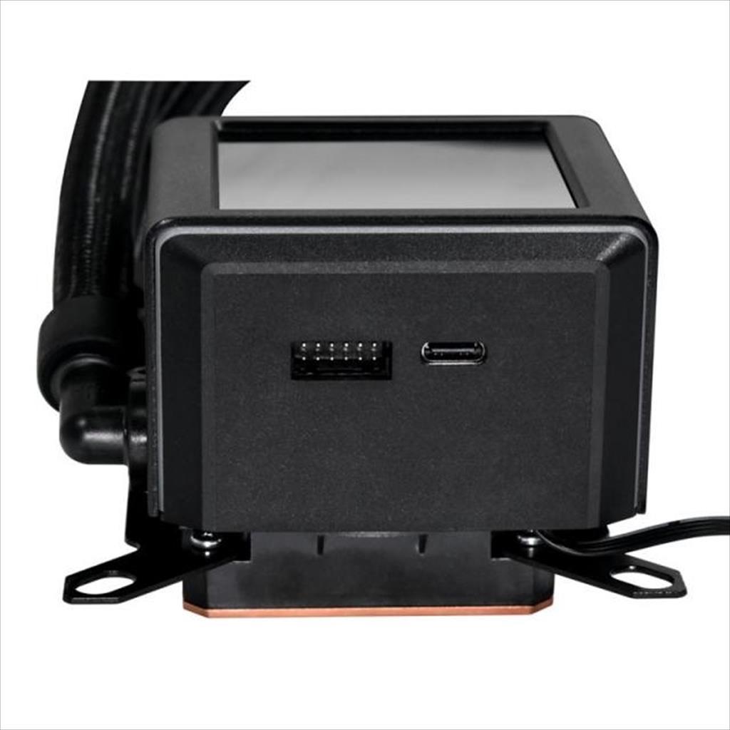 COOLERS CPU AIO LIAN LI GALAHAD II LCD 280 ARGB, 2,88"IPS Display, DAISY-CHAINABLE 2x140mm ARGB PWM FAN, Black, GA2ALCD28B 36489