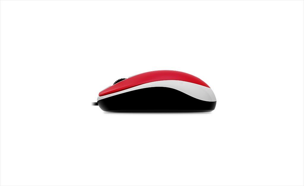 MOUSE WIRED USB GENIUS DX-120 Red 07448