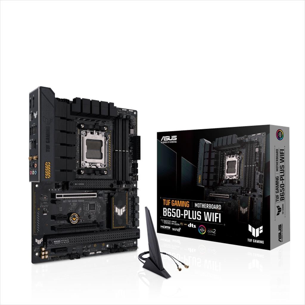 MB AM5 B650-PLUS TUF WIFI ASUS 4xDDR5 7600Mhz (O.C), DP, HDMI, PCI-Ex16 4.0, 1xPCI-Ex4, 3xM.2, 4xSATA3, 2.5Gb LAN, WIFI6, 90MB1BZ0-M0EAY0 18487
