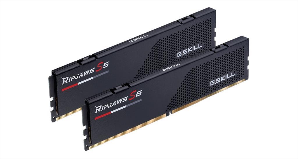 RAM DDR5 64GB(2x32GB) 6400MHz CL32 G.SKILL Ripjaws S5 Intel XMP Black F5-6400J3239G32GX2-RS5K 03549