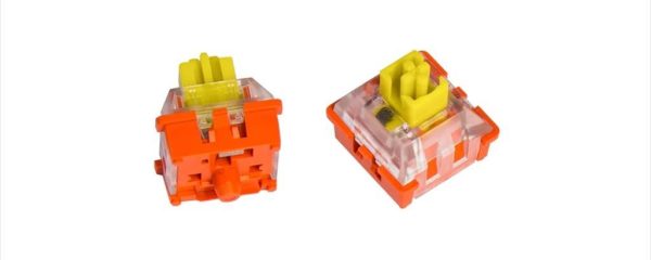 KEYBOARD SWITCH SET MECHANICAL KEYCHRON Lava Optical Z84 Banana (x87 pieces) Keychron Optical switch only compatible