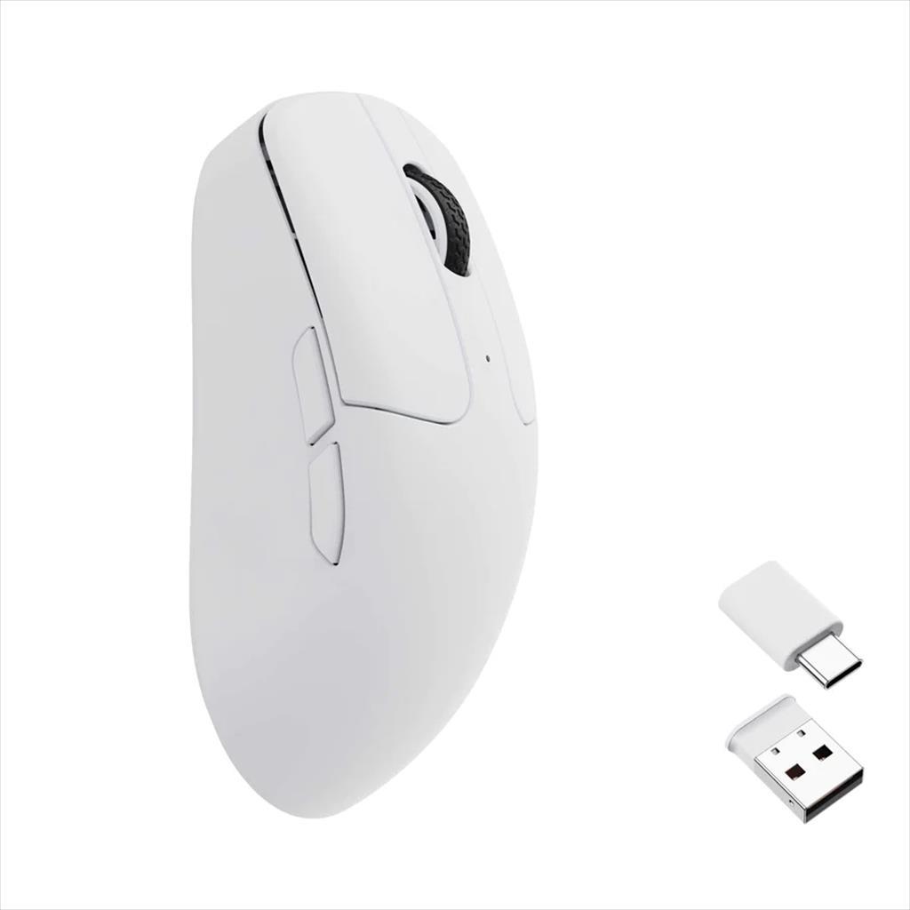 MOUSE WIRELESS USB KEYCHRON M2 MINI WHITE, w/bluetooth, 26000 DPI, M2M-A3 07445
