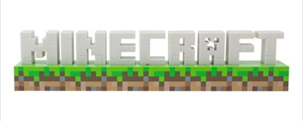 GAME FIGURINE PALADONE Minecraft Logo light PP8759MCF