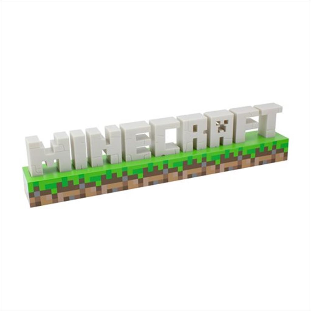 GAME FIGURINE PALADONE Minecraft Logo light PP8759MCF 56191