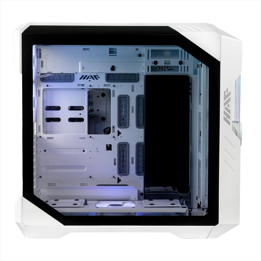 CASE COOLER MASTER E-ATX HAF 700 EVO, 2x200mm ARGB, 3x120mm ARGB,7X PWM and 5X ARGB HUB, Vertical Holder V3, LCD Assistant, White, H700E-WGNN-S00 02450