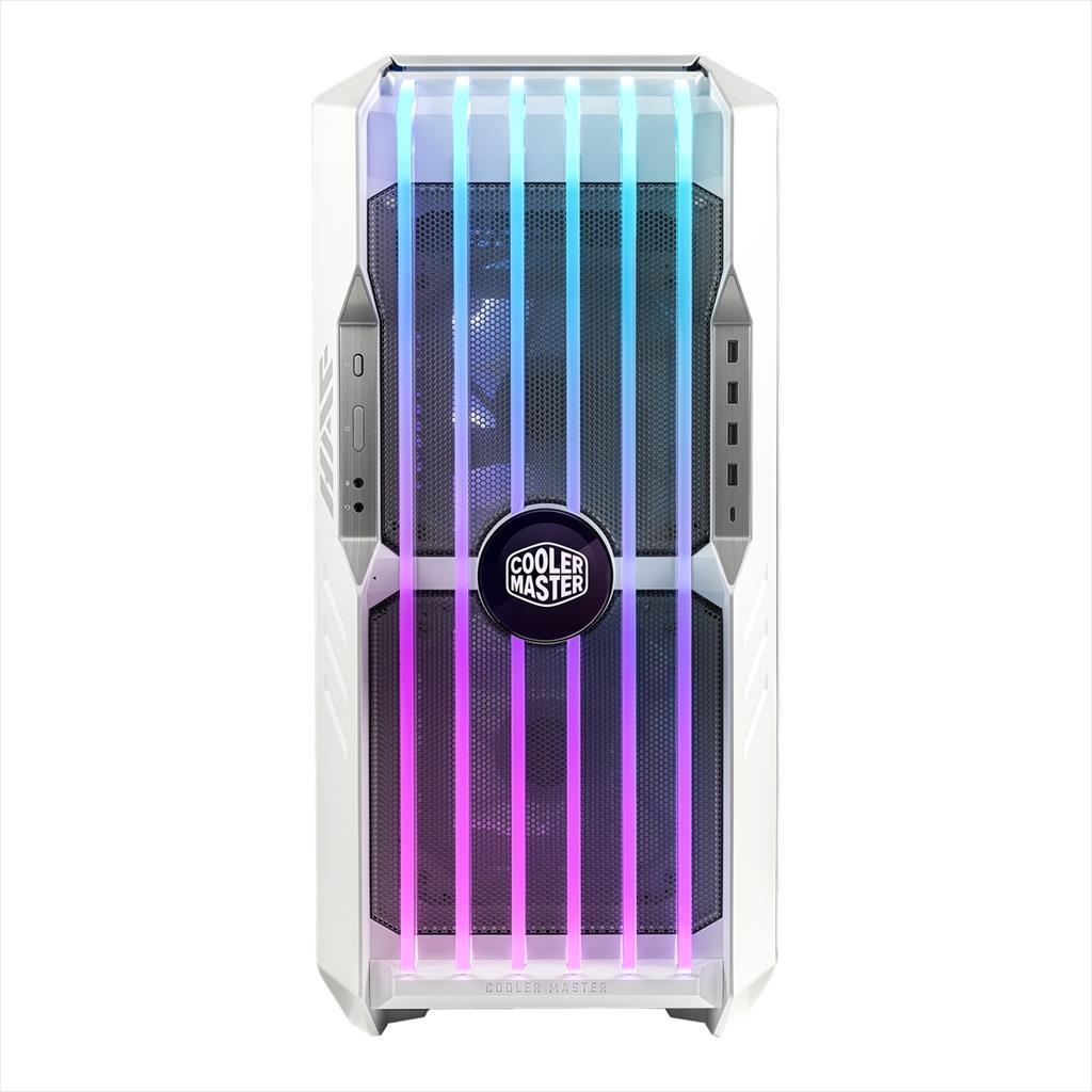 CASE COOLER MASTER E-ATX HAF 700 EVO, 2x200mm ARGB, 3x120mm ARGB,7X PWM and 5X ARGB HUB, Vertical Holder V3, LCD Assistant, White, H700E-WGNN-S00 02450