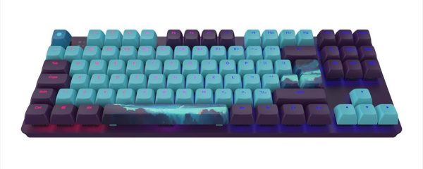 KEYBOARD MECHANICAL DARK PROJECT 87 NIGHT SKY TKL RGB linear G3ms Sapphire switch, +4 switch
