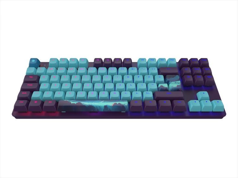 KEYBOARD MECHANICAL DARK PROJECT 87 NIGHT SKY TKL RGB linear G3ms Sapphire switch, +4 switch
