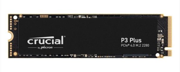 SSD M.2 1TB CRUCIAL P3 PLUS M.2 NVMe PCIe Gen4 5.000/3.600MB/s, CT1000P3PSSD8