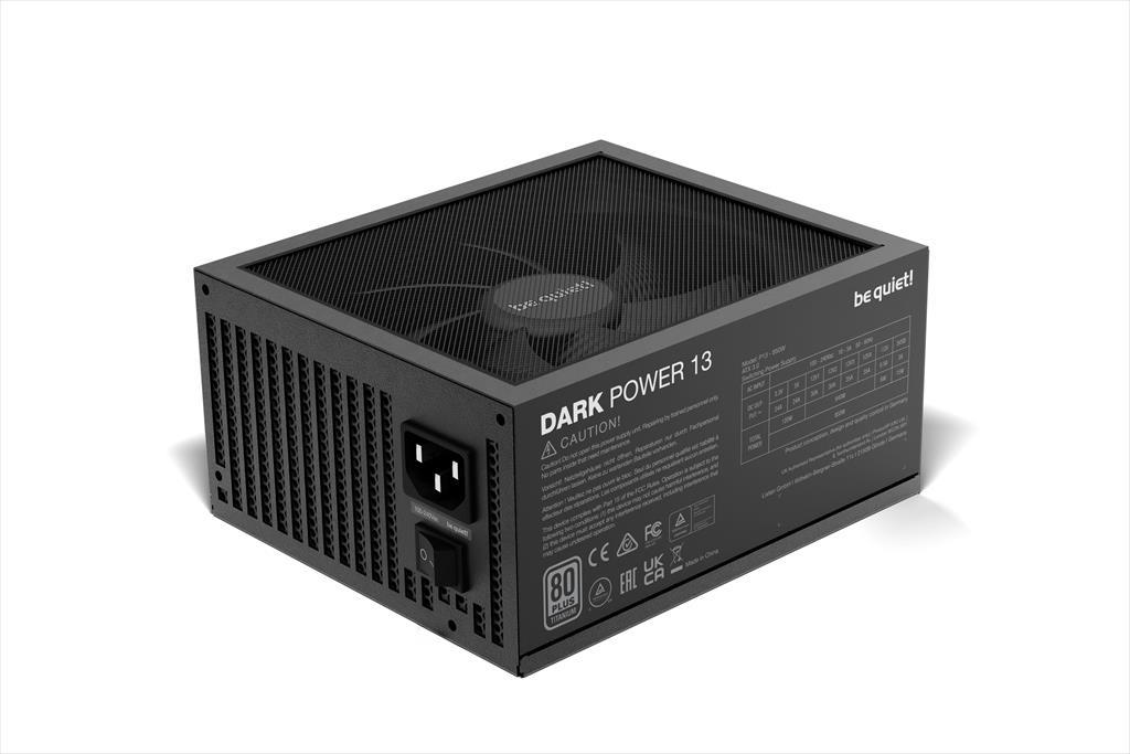 PSU 850W BE QUIET! DARK POWER 13 w/PCIe 5.0, 80 Plus TITANIUM FULL MODULAR, BN334 26232